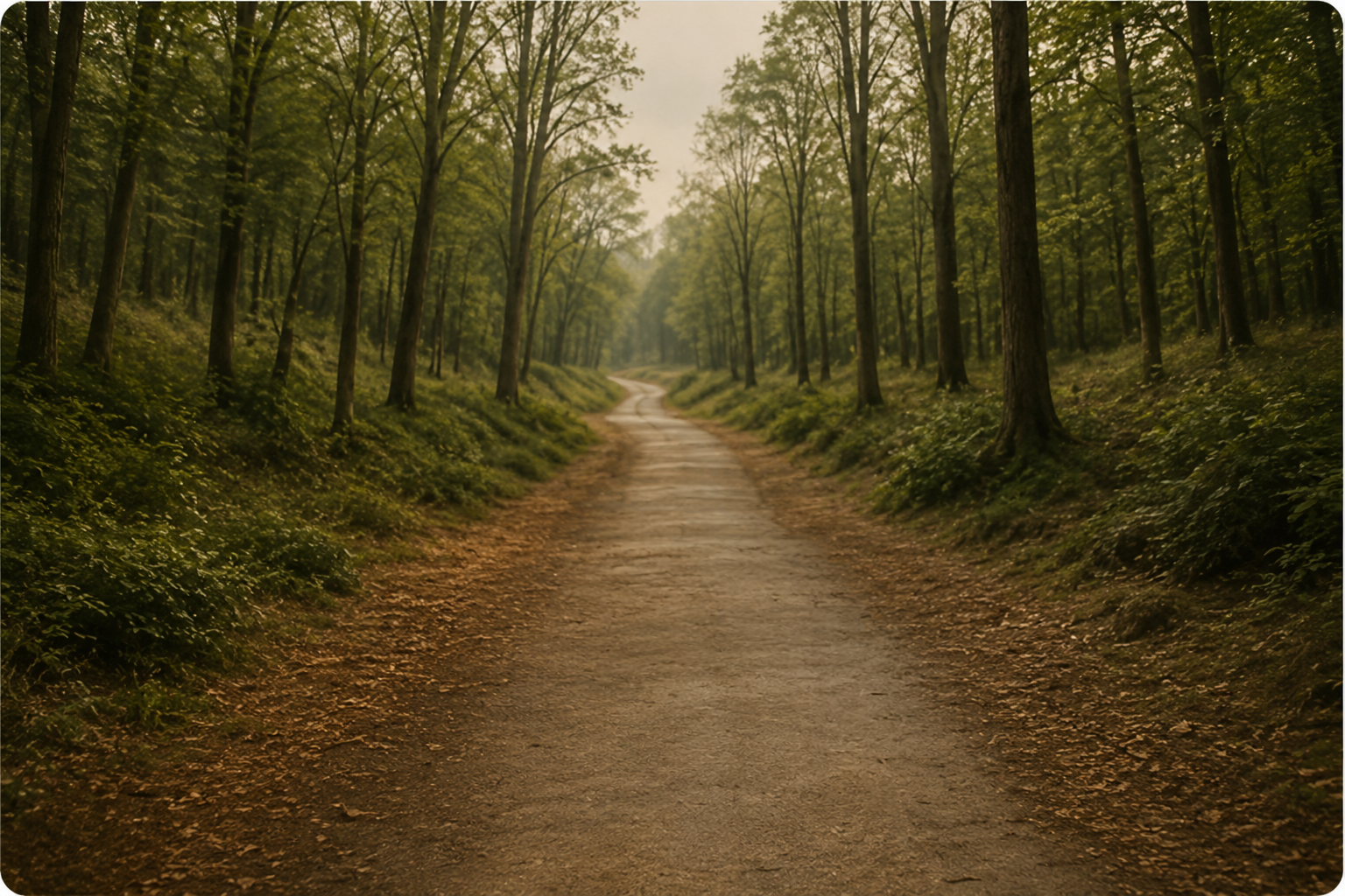Forest path — your journey